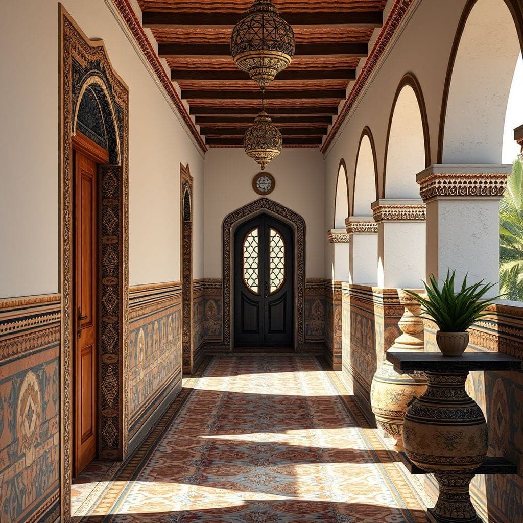 Tribal Hallway design example 2