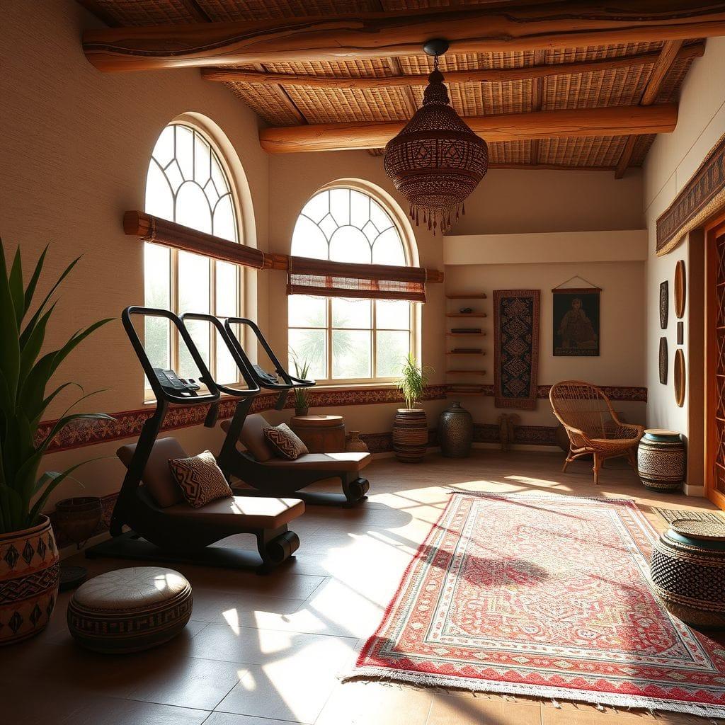 Tribal Home Gym design example 4