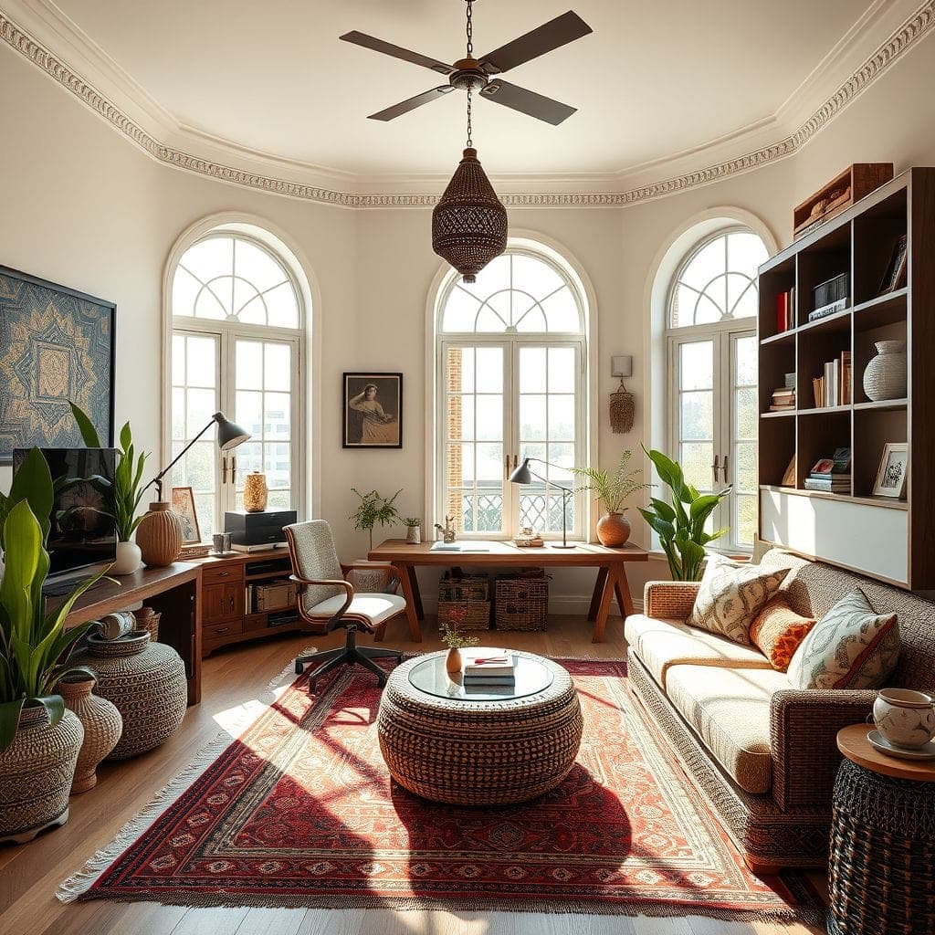 Tribal Home Office design example 1