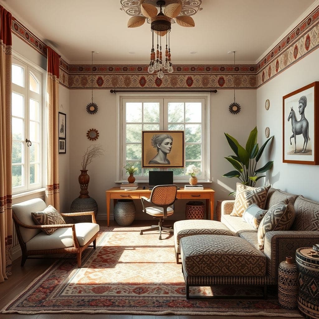 Tribal Home Office design example 2