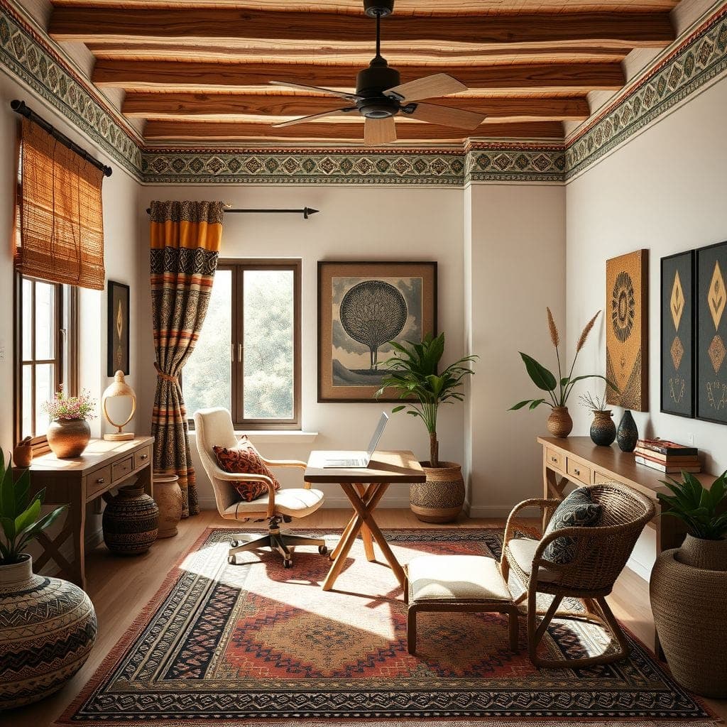 Tribal Home Office design example 4