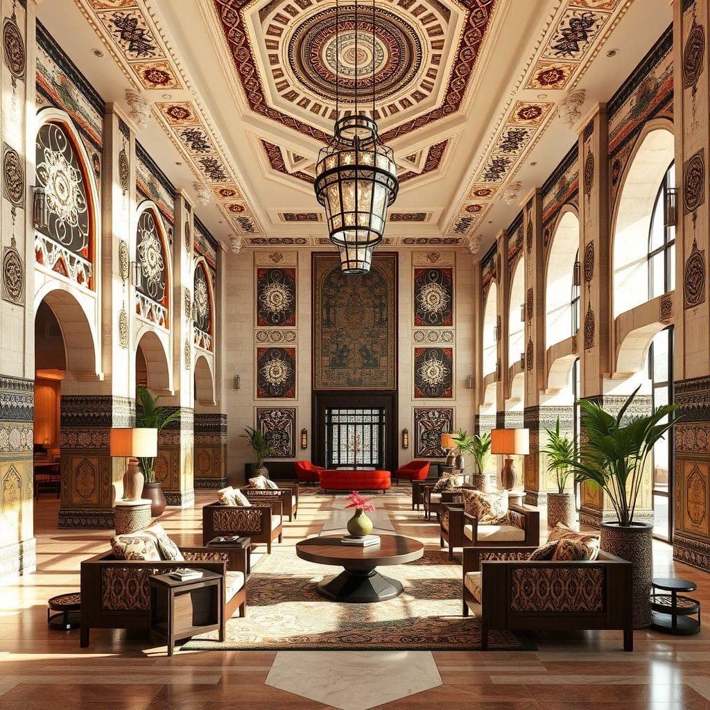 Tribal Hotel Lobby design example 1