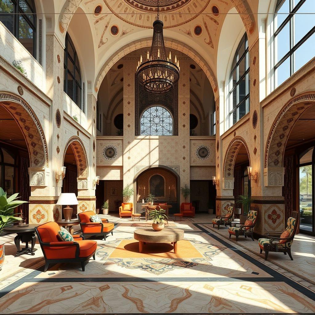 Tribal Hotel Lobby design example 2