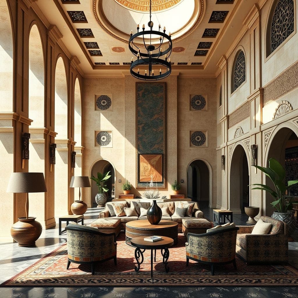 Tribal Hotel Lobby design example 4