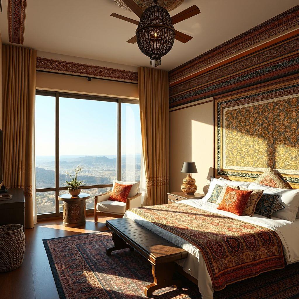 Tribal Hotel Room design example 1