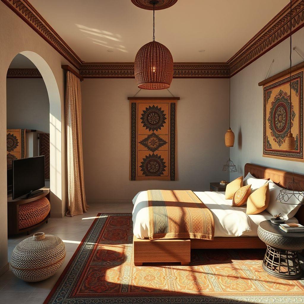 Tribal Hotel Room design example 3