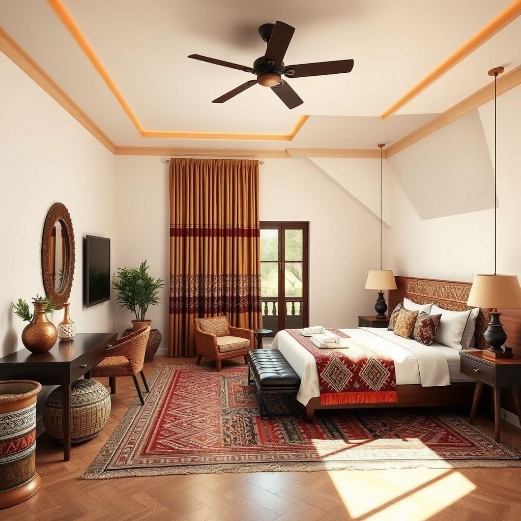 Tribal Hotel Room design example 4