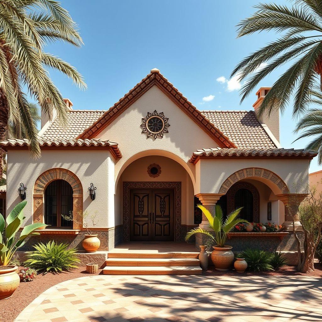 Tribal House Exterior design example 1