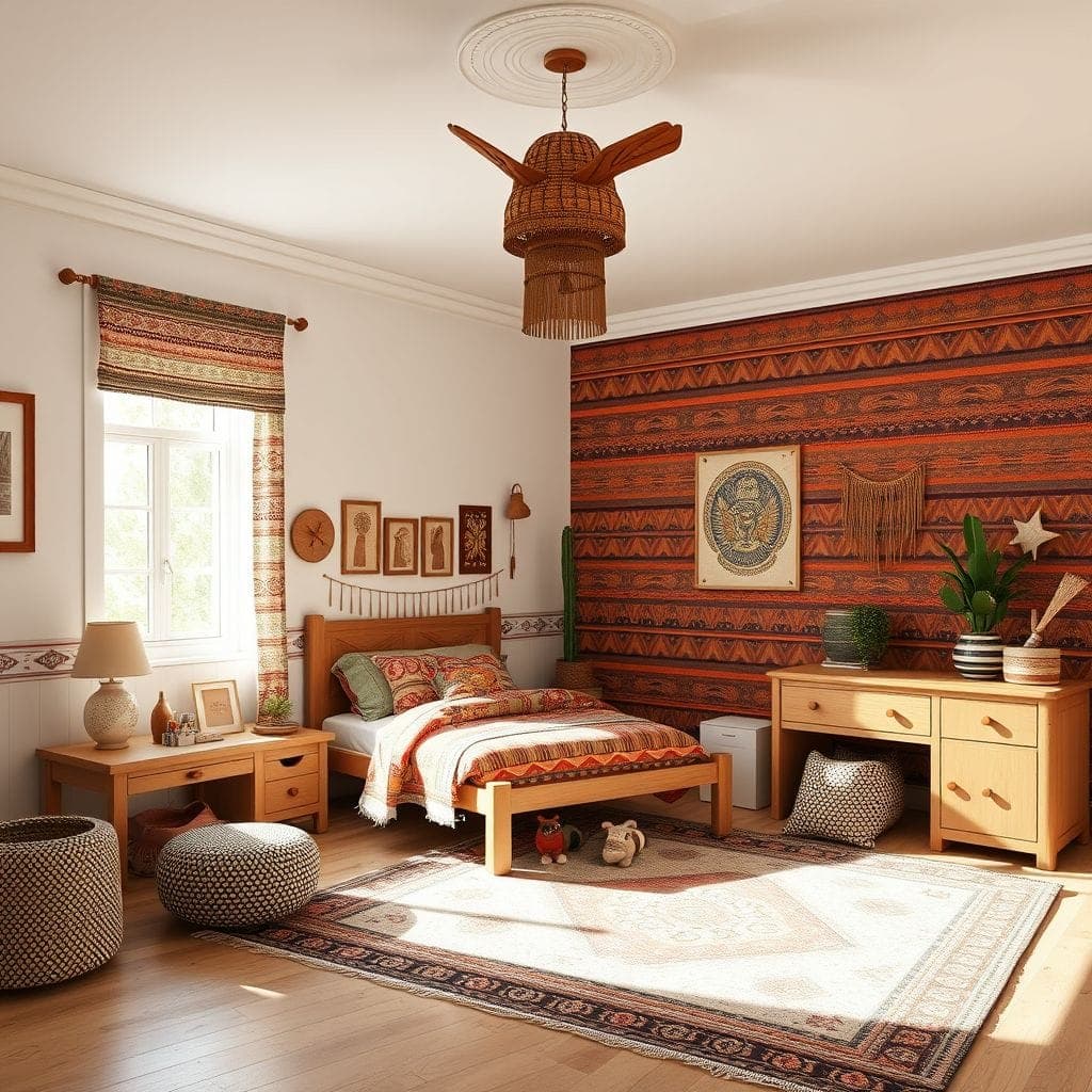 Tribal Kids Room design example 3