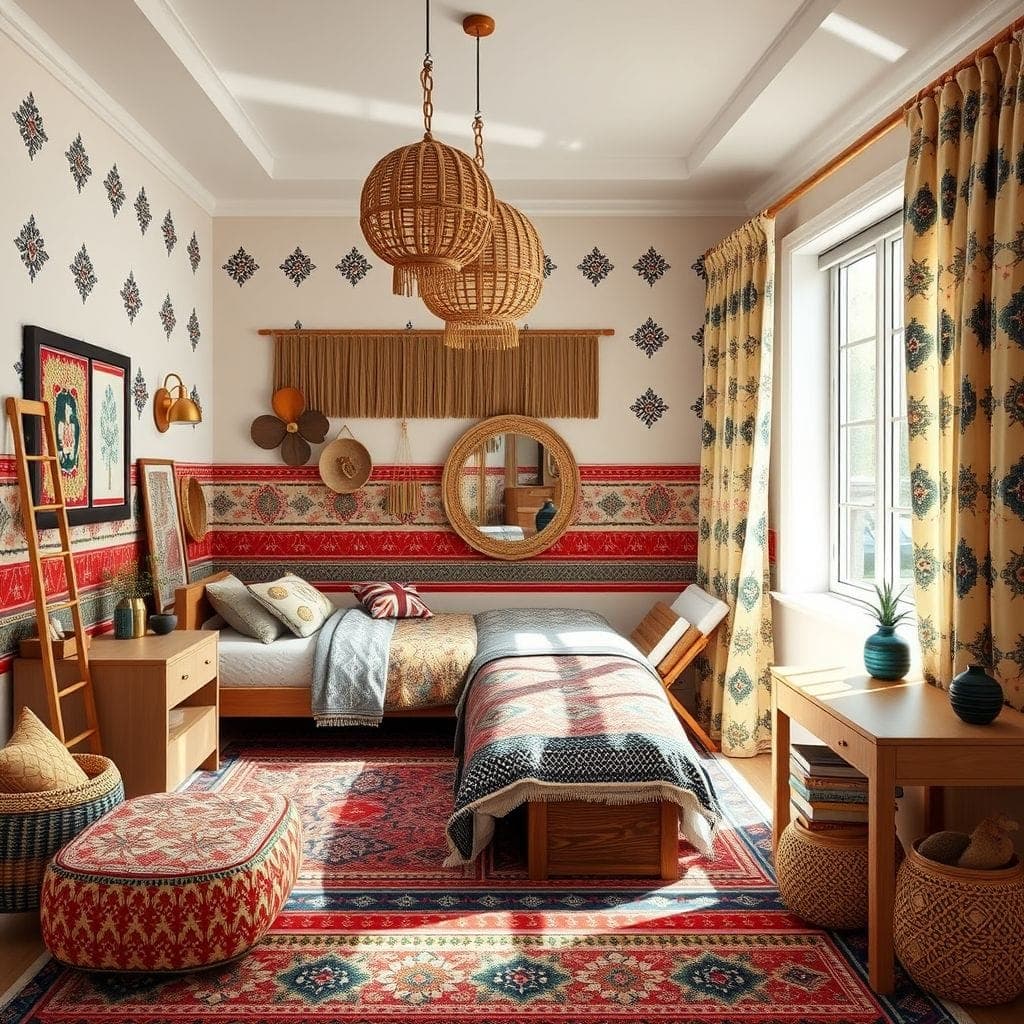 Tribal Kids Room design example 4