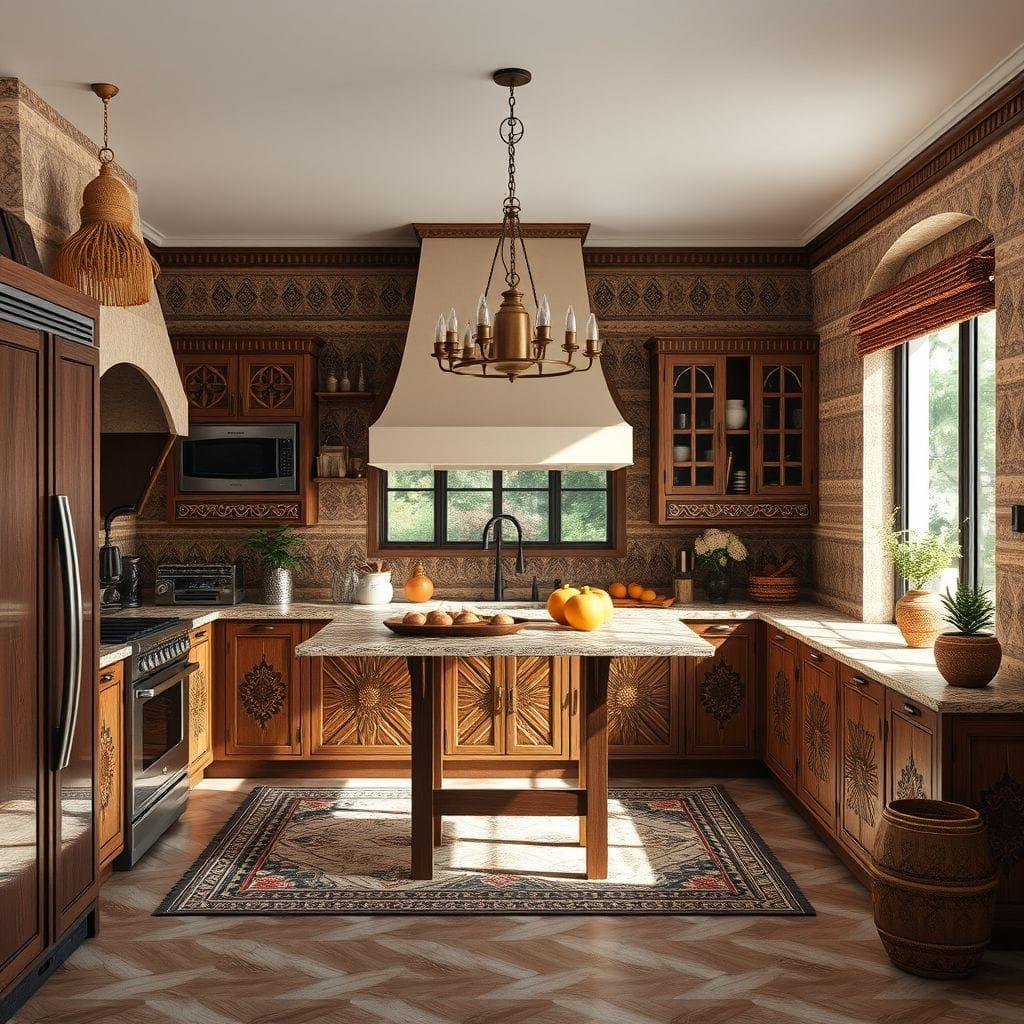 Tribal Kitchen design example 1