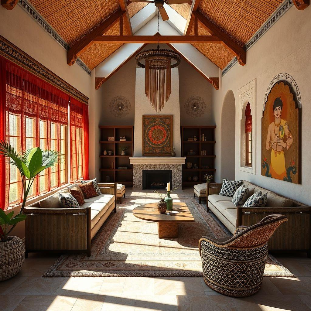 Tribal Living Room design example 2