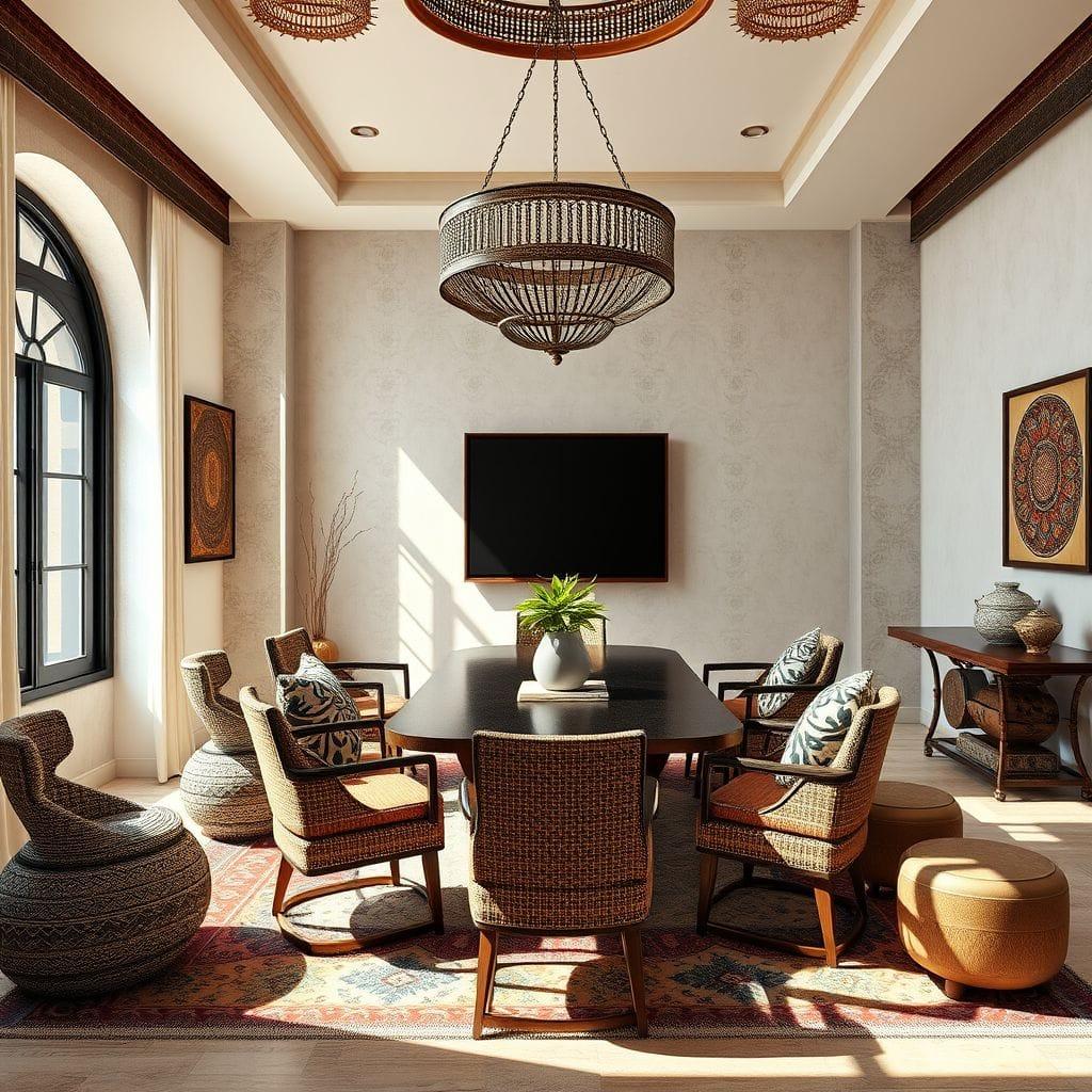 Tribal Meeting Room design example 4