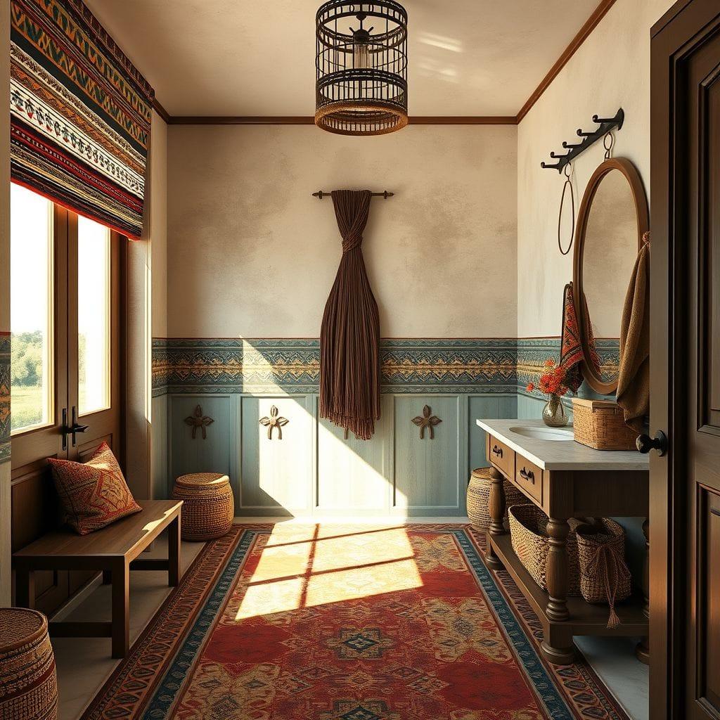 Tribal Mudroom design example 4