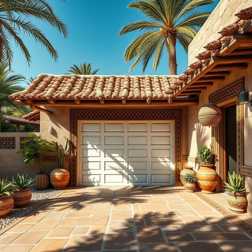 Tribal Outdoor Garage design example 1