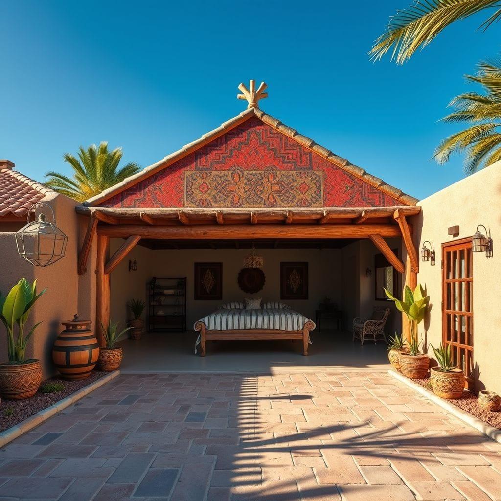 Tribal Outdoor Garage design example 2