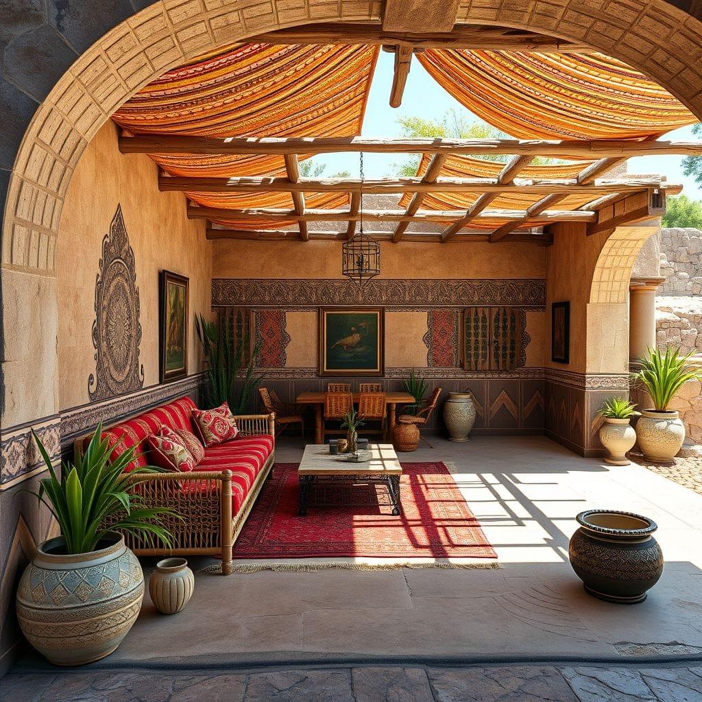 Tribal Outdoor Garage design example 3