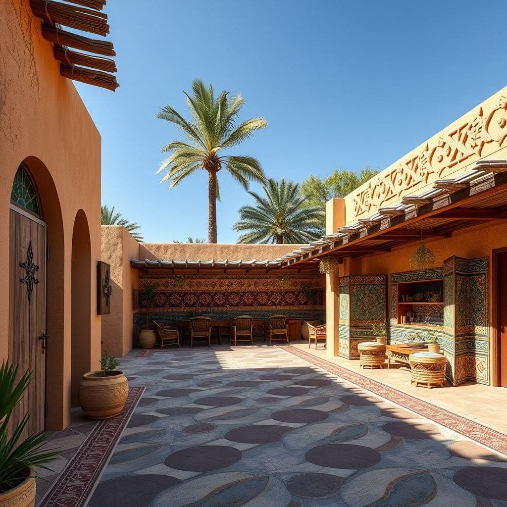 Tribal Outdoor Garage design example 4