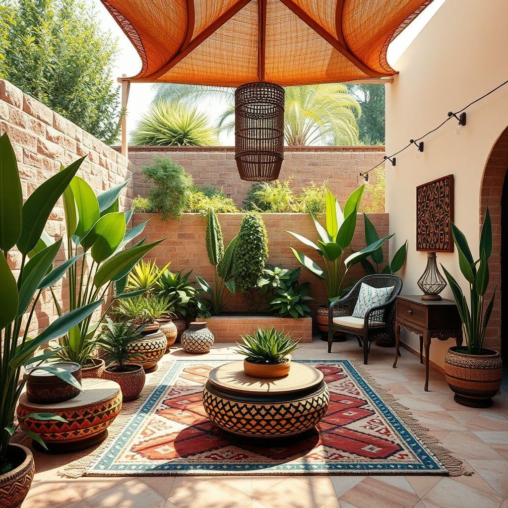 Tribal Outdoor Garden design example 2