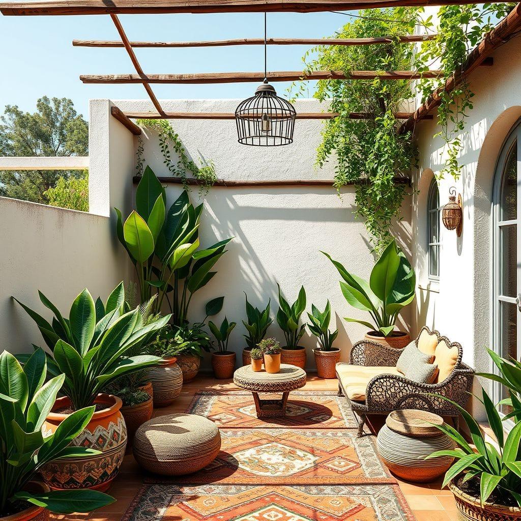 Tribal Outdoor Garden design example 3