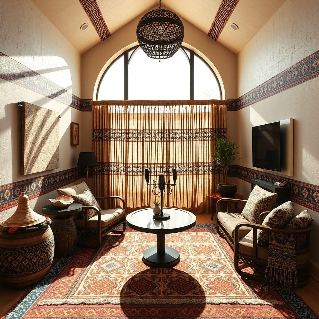 Tribal Podcast Studio design example 3