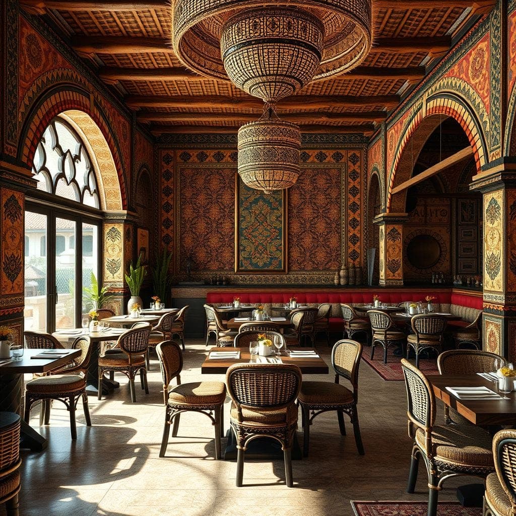 Tribal Restaurant design example 4