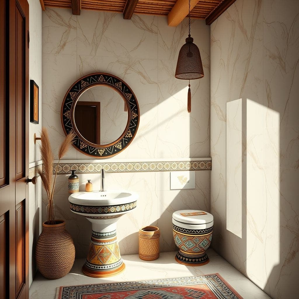 Tribal Toilet design example 4