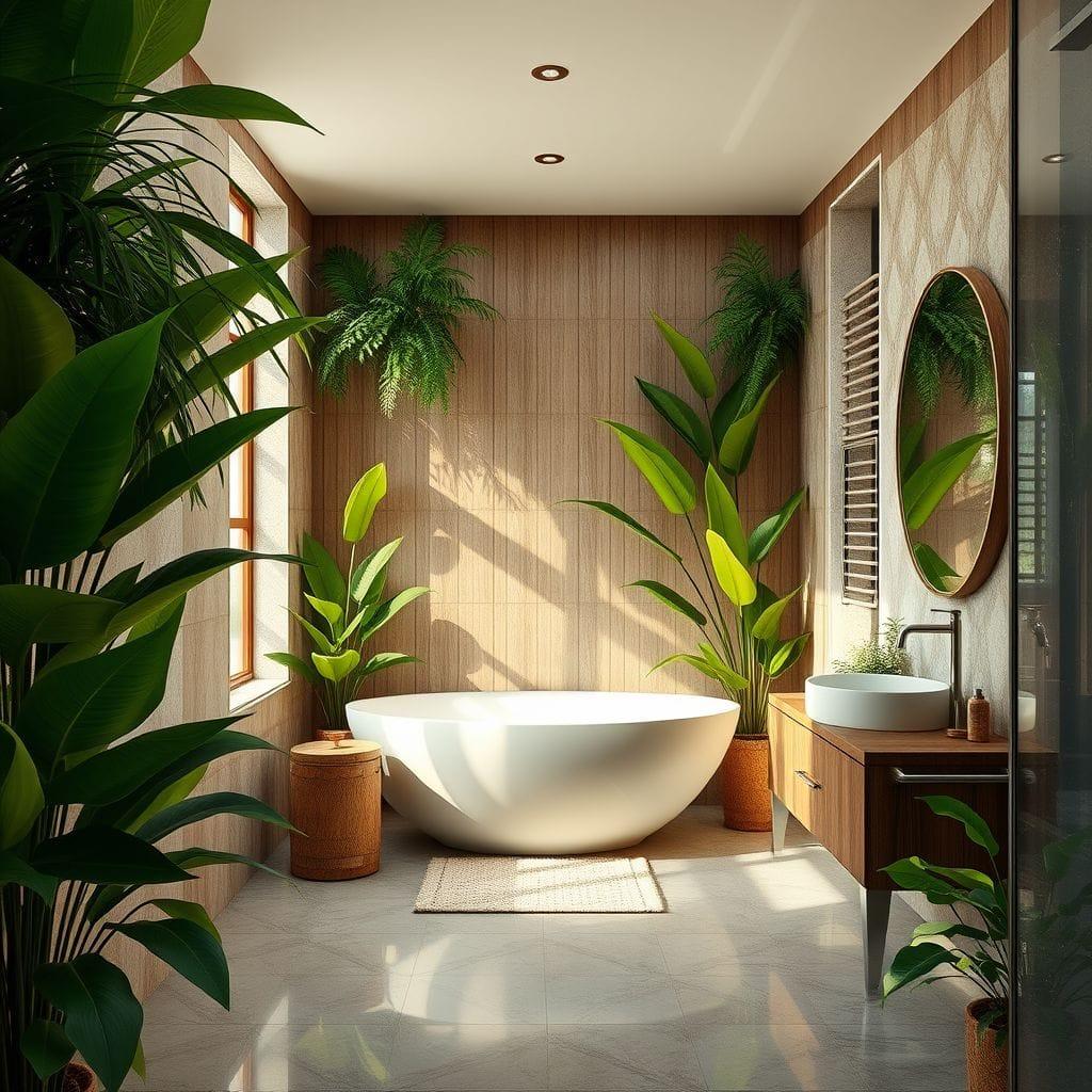 Tropical Bathroom design example 1