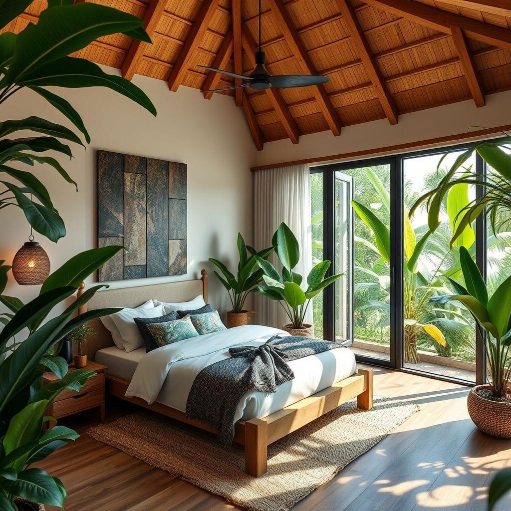 Tropical Bedroom design example 2