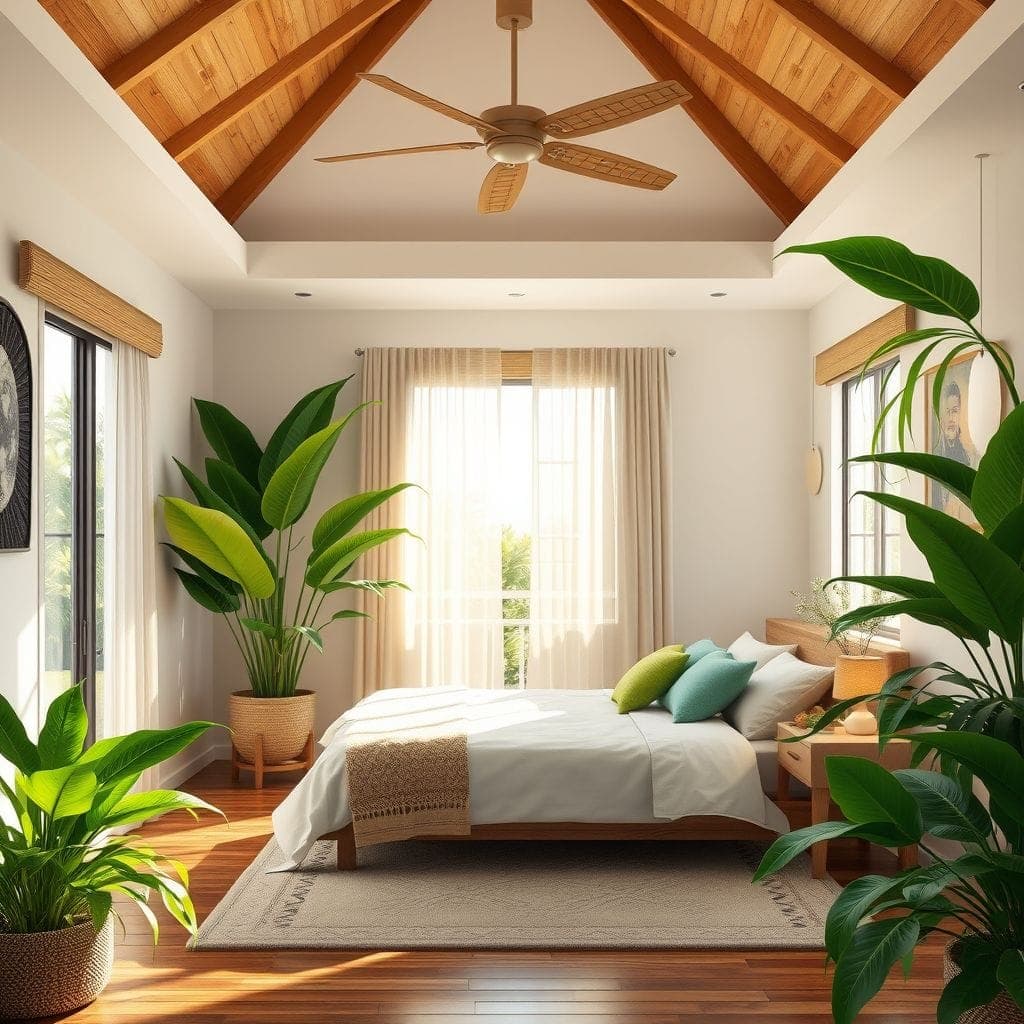 Tropical Bedroom design example 3