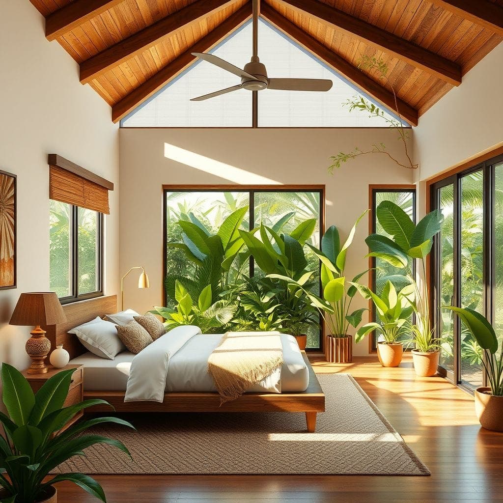 Tropical Bedroom design example 4