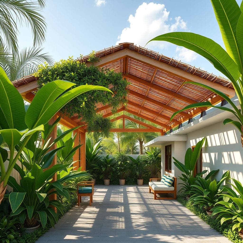 Tropical Carport design example 3