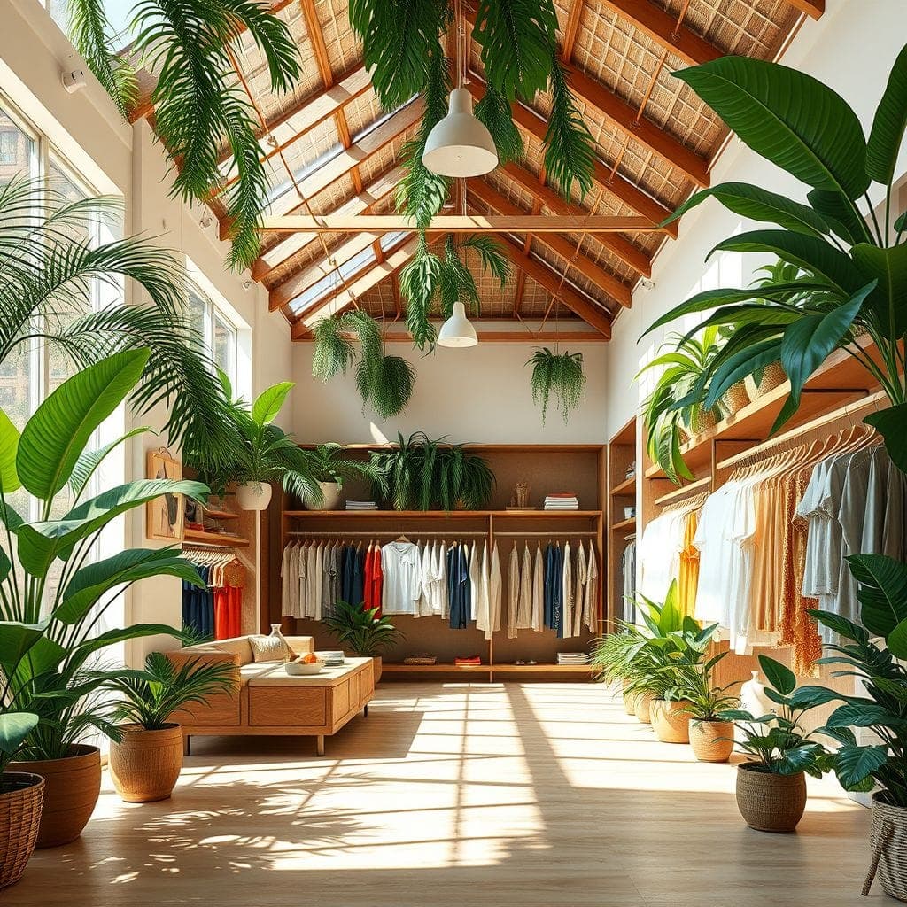 Tropical Clothing Store design example 1