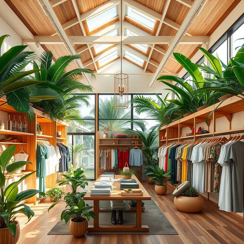 Tropical Clothing Store design example 4