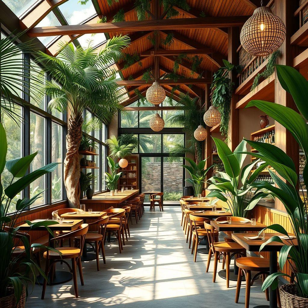 Tropical Coffee Shop design example 1