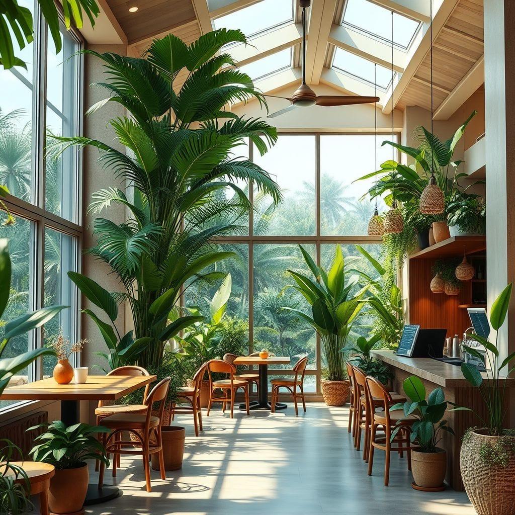 Tropical Coffee Shop design example 2