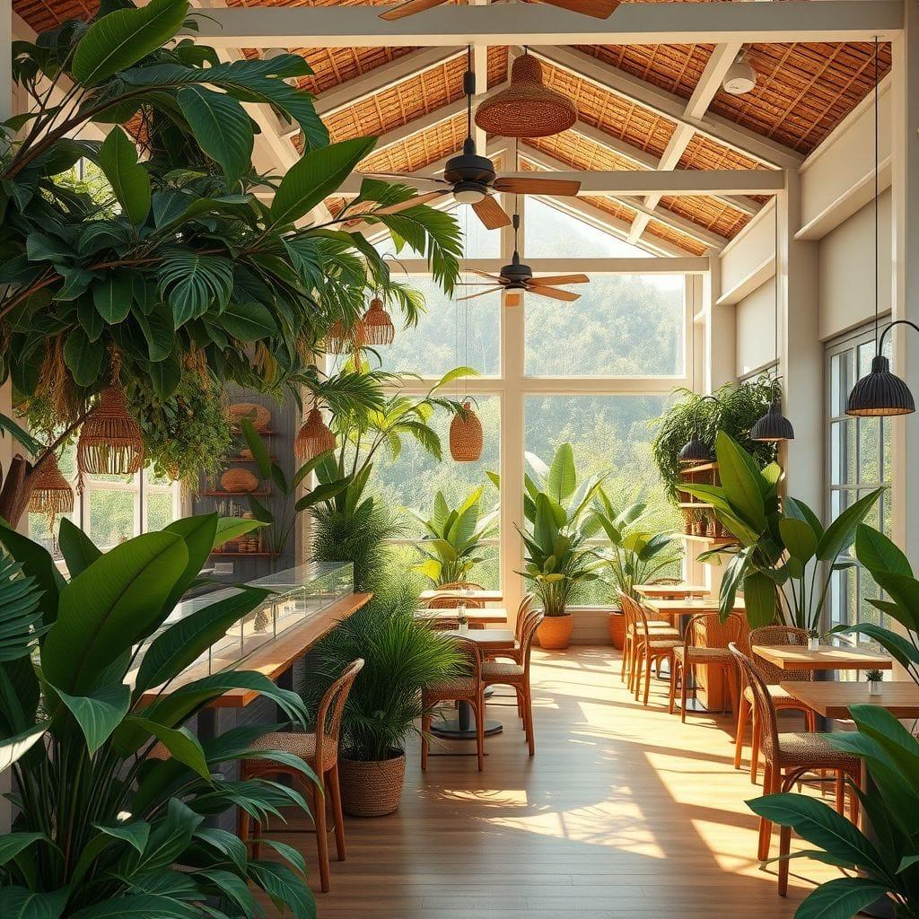 Tropical Coffee Shop design example 3