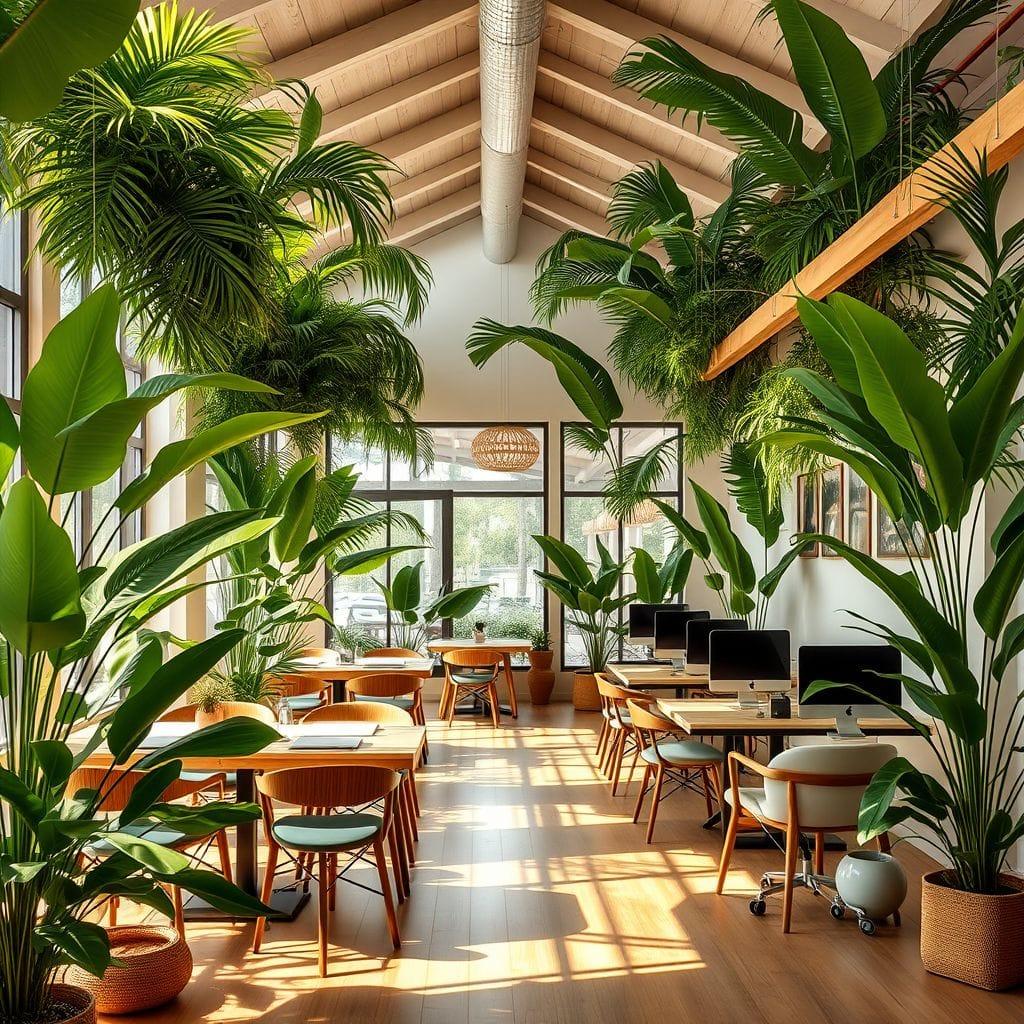 Tropical Coworking Space design example 2