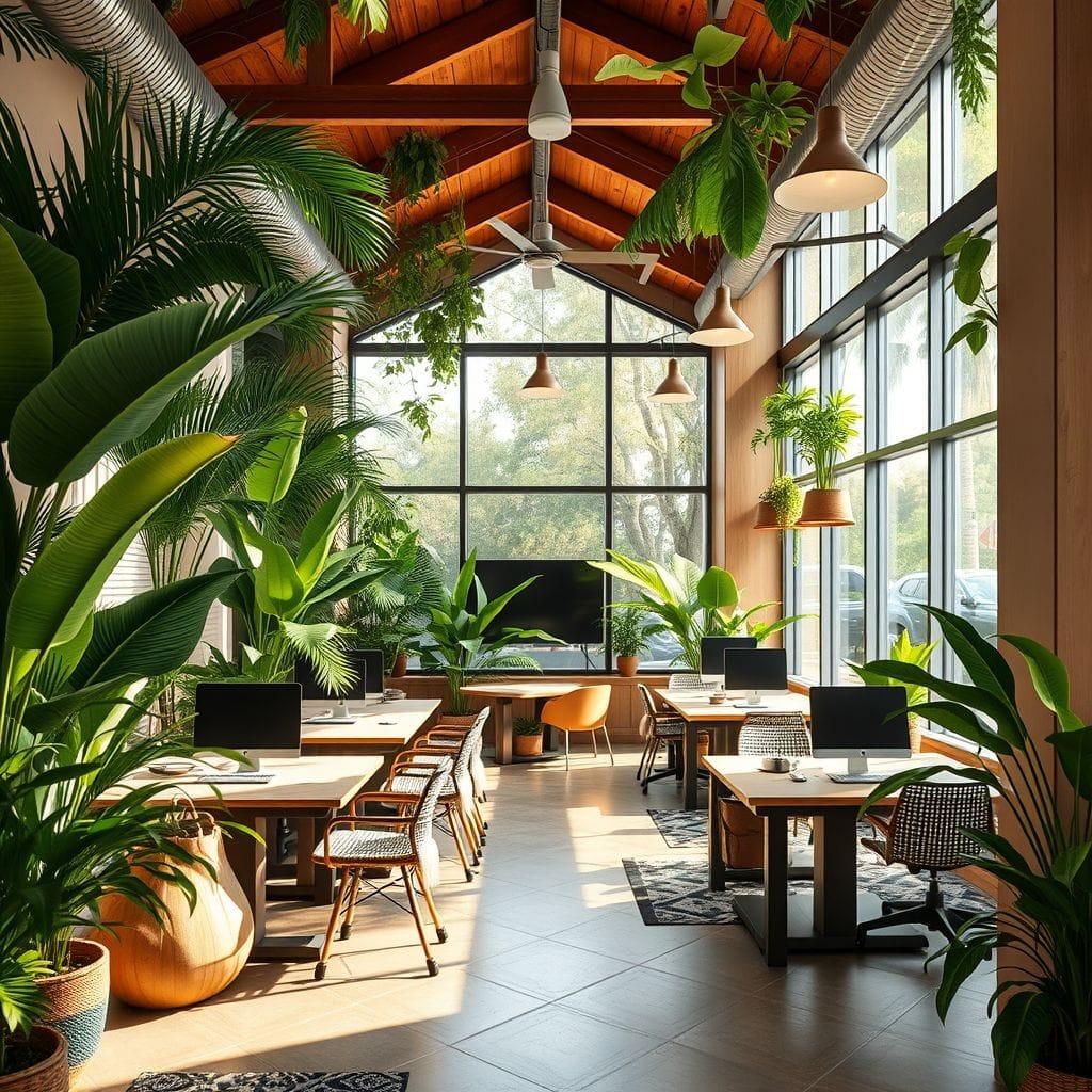 Tropical Coworking Space design example 3