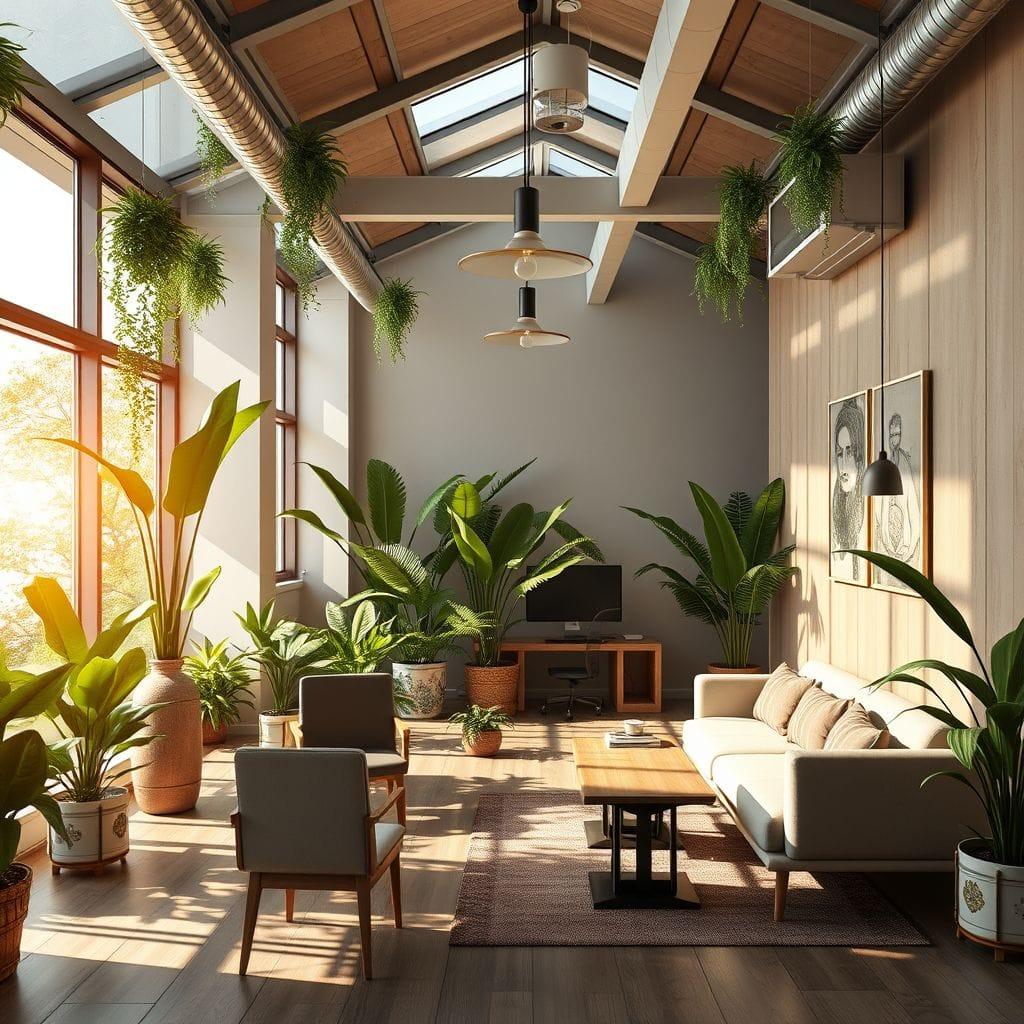 Tropical Coworking Space design example 4