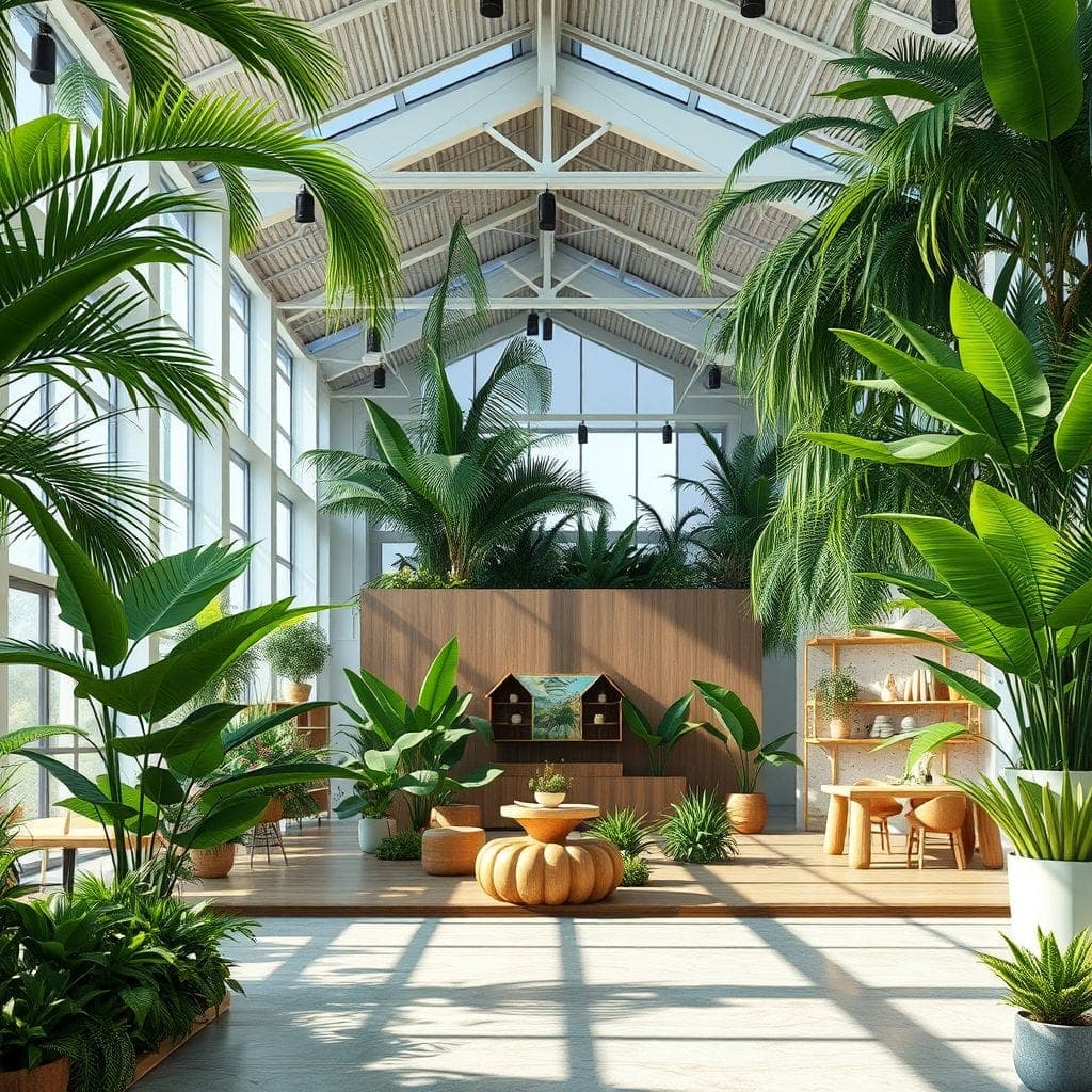 Tropical Exhibition Space design example 2
