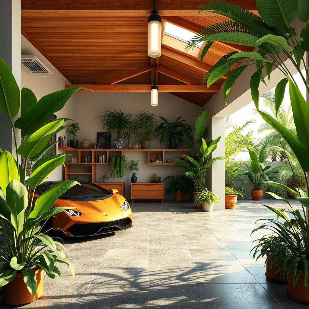 Tropical Garage design example 2