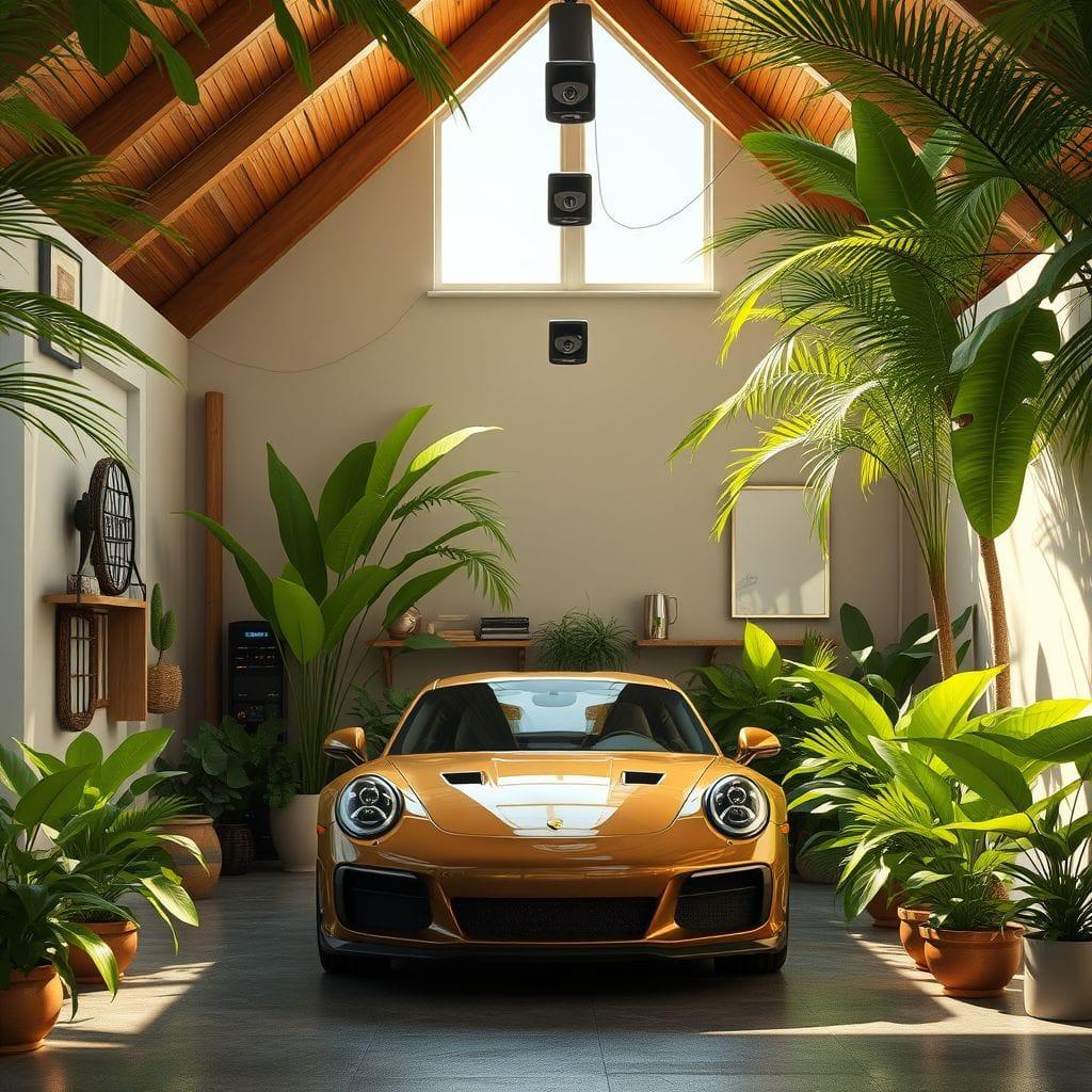 Tropical Garage design example 3
