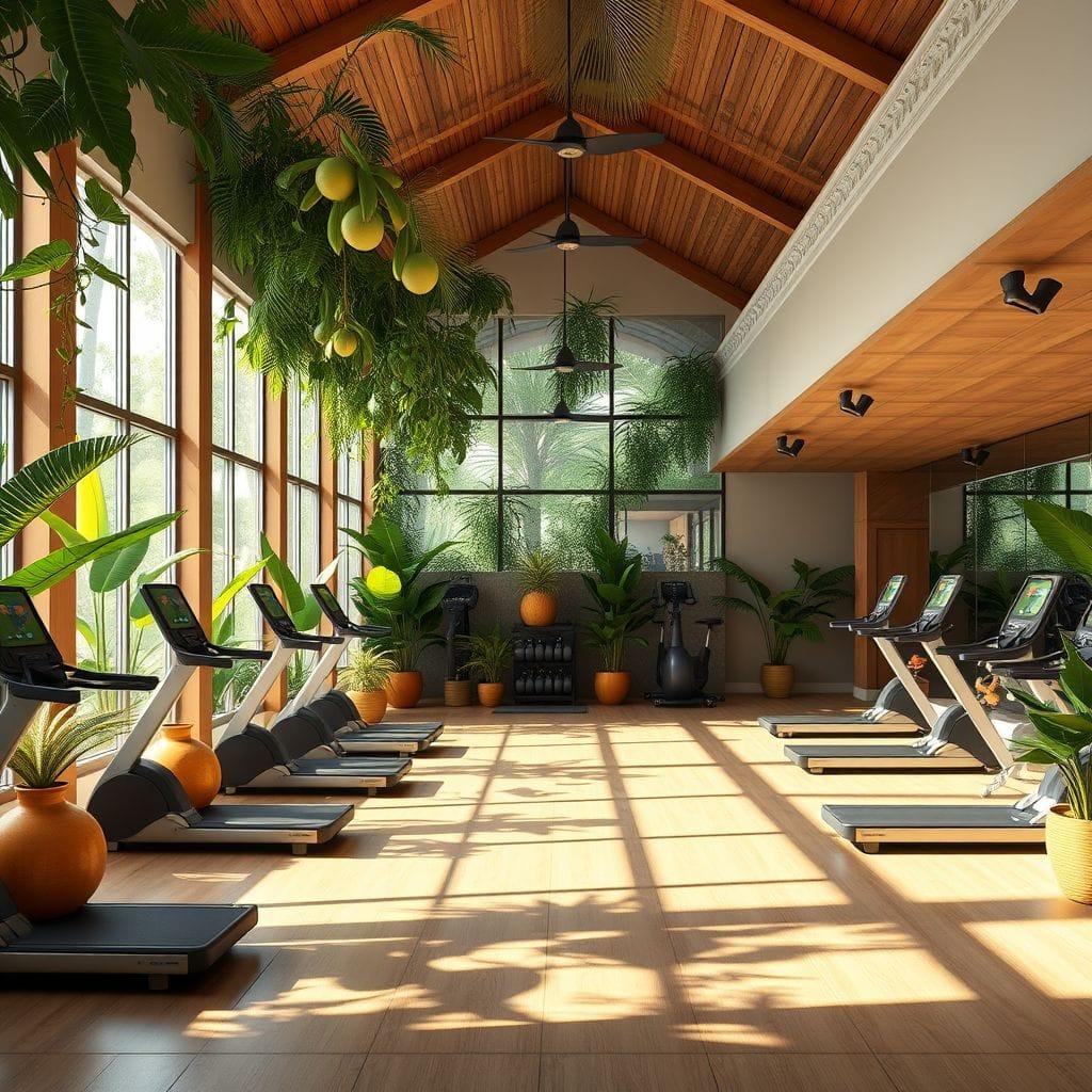 Tropical Gym design example 1