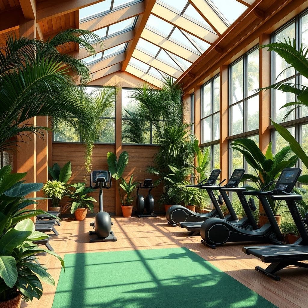 Tropical Gym design example 4