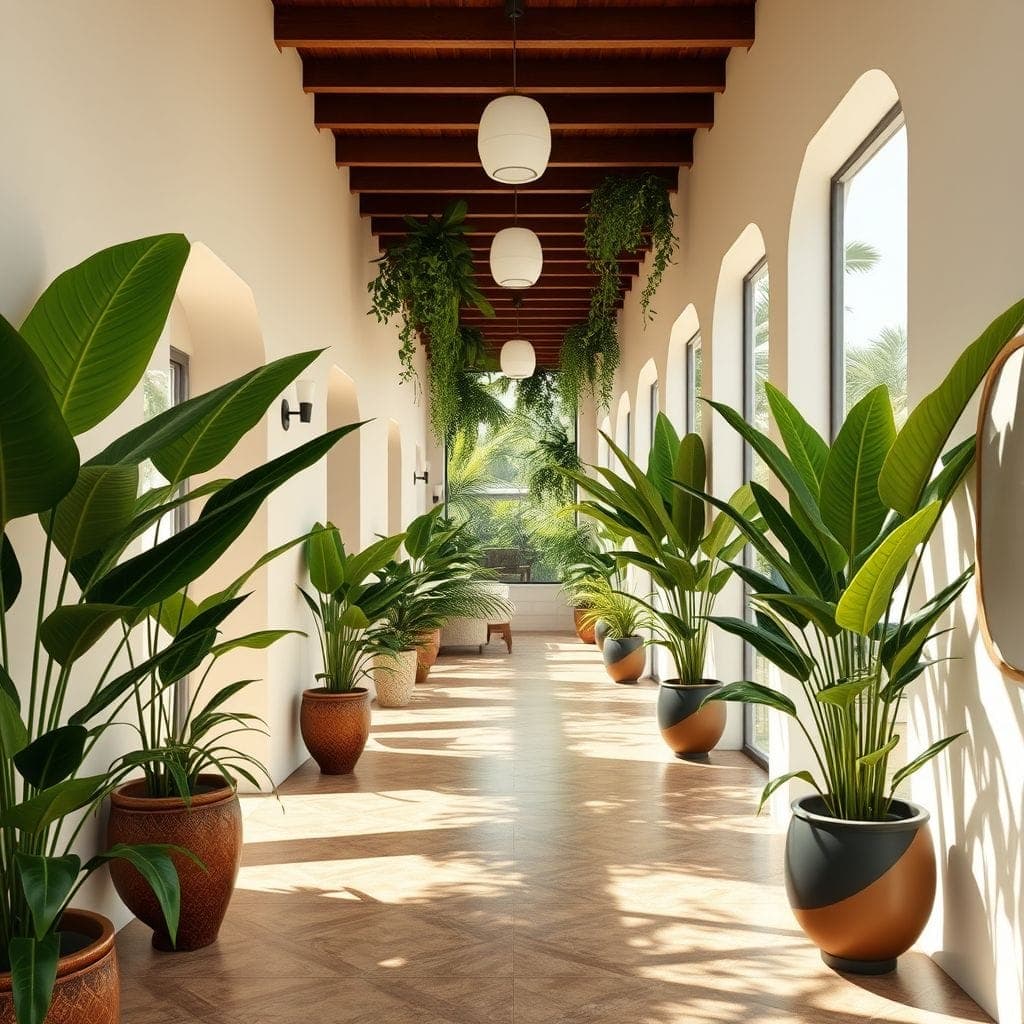 Tropical Hallway design example 2
