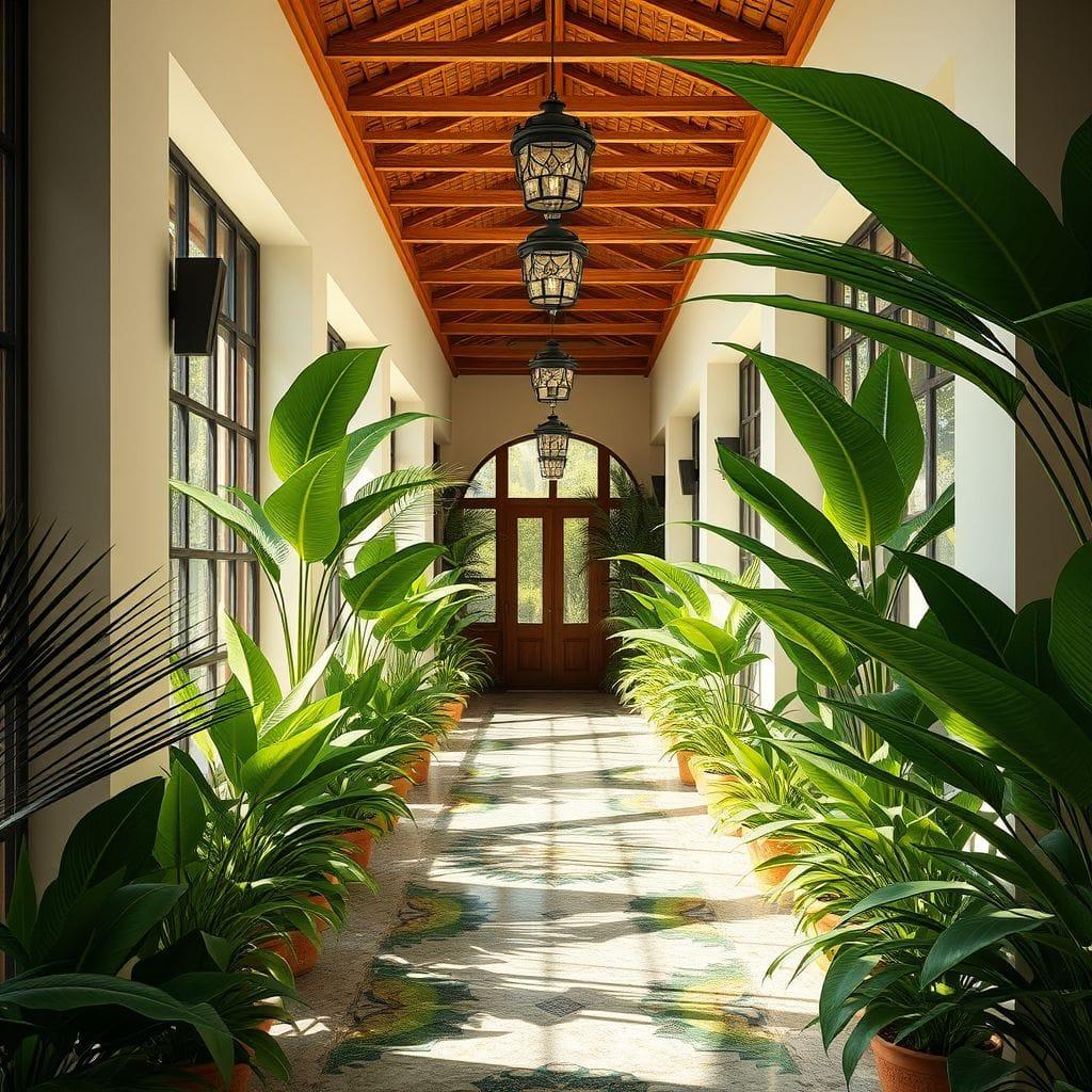 Tropical Hallway design example 3