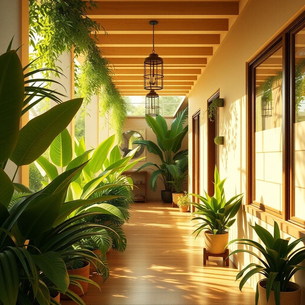 Tropical Hallway design example 4