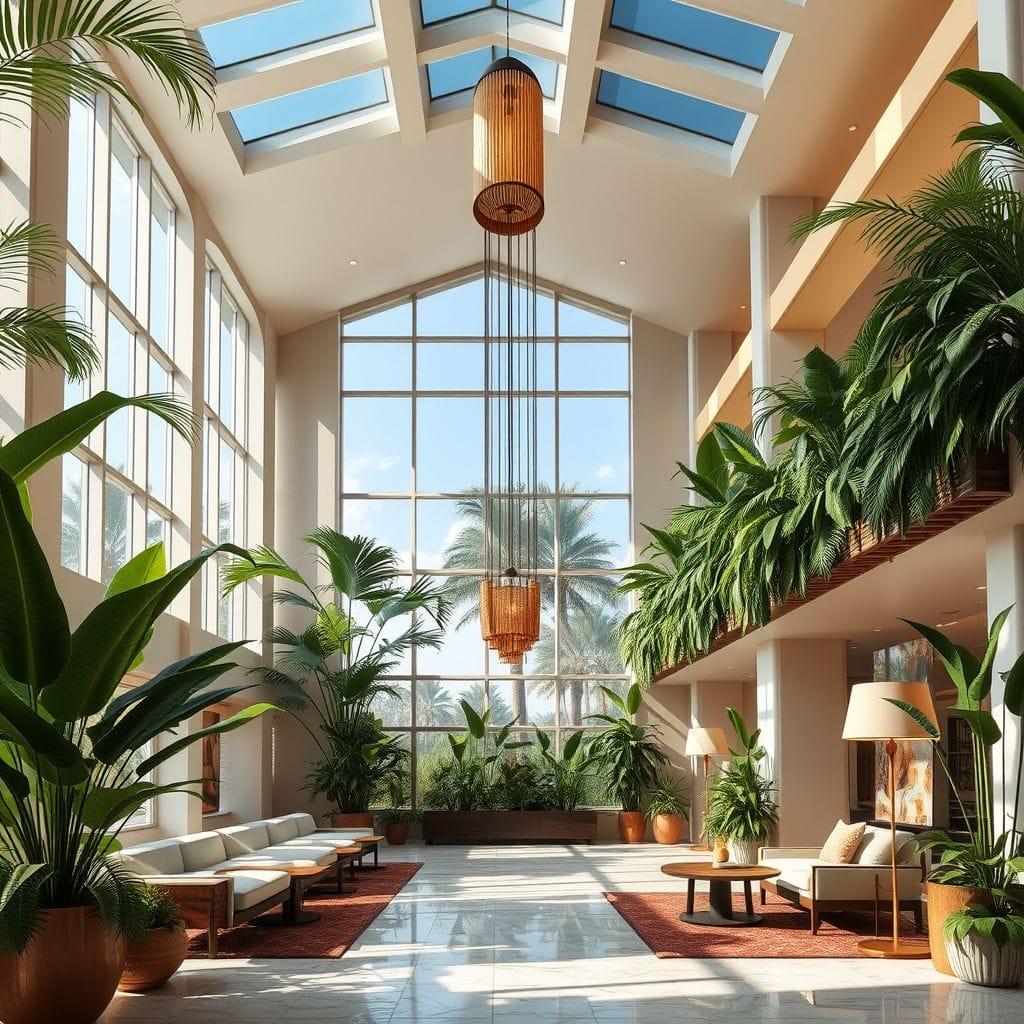 Tropical Hotel Lobby design example 4