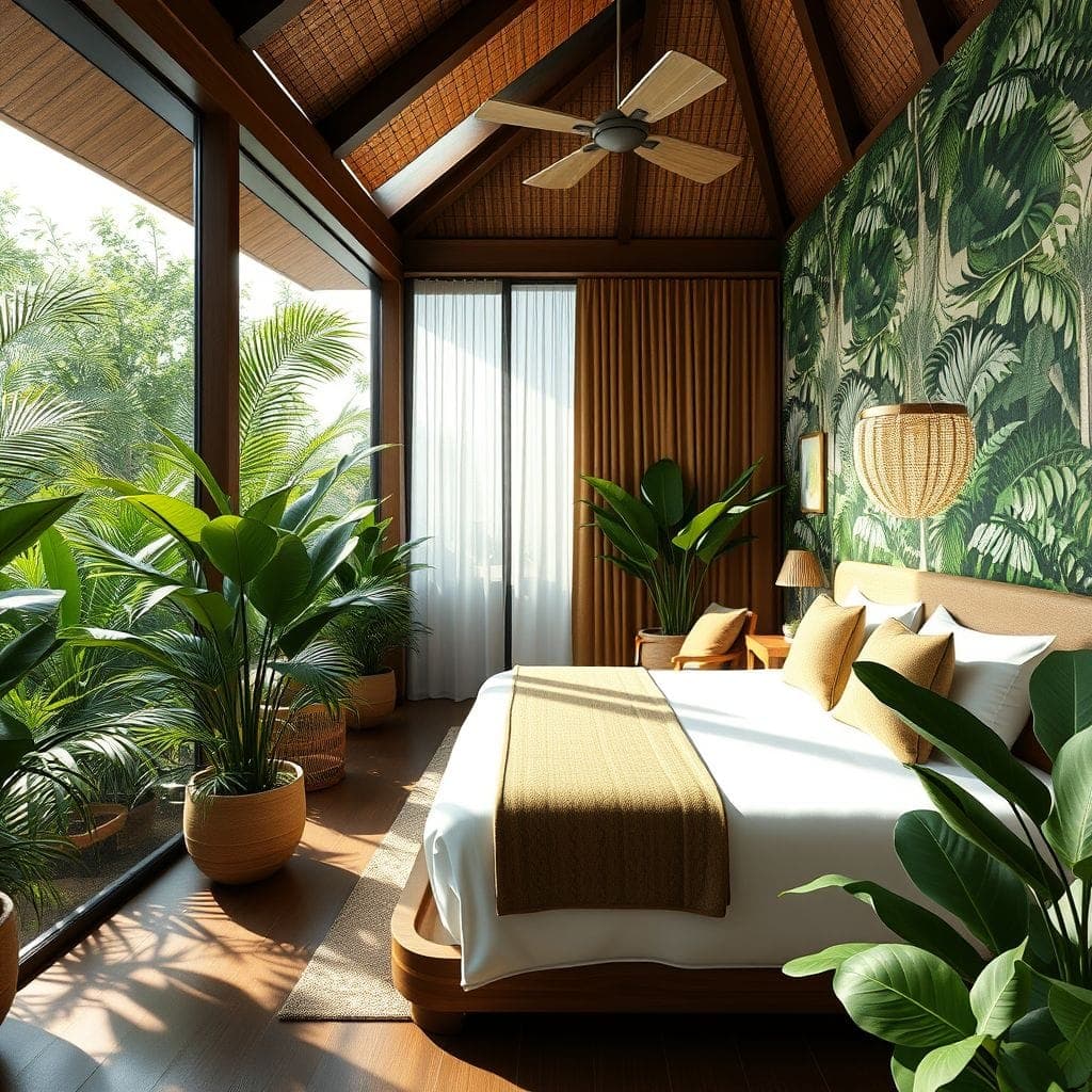 Tropical Hotel Room design example 4